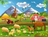 Animals living at the farm 35 pieces